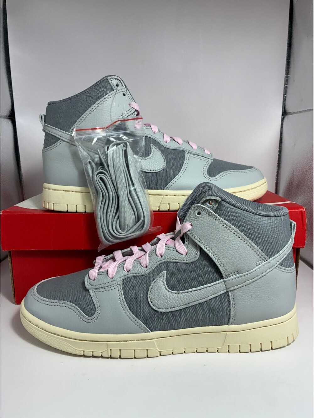 Size 8m/9.5w - Nike Dunk Hi Retro PRM Certified Fresh Particle Grey